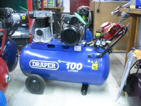 100litre Portable Belt Drive Compressor